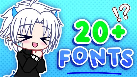 fond gacha life|Gacha Life Font